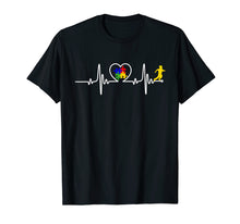 Load image into Gallery viewer, Autism Puzzle Heartbeat Tshirt - Autism Awareness Shirts