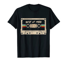 Load image into Gallery viewer, Best of 1988 Birthday 31Years Old Mixtape Vintage T-shirt