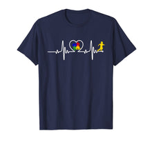 Load image into Gallery viewer, Autism Puzzle Heartbeat Tshirt - Autism Awareness Shirts