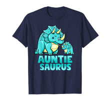 Load image into Gallery viewer, Auntie Saurus Dinosaur Funny Auntiesaurus T-Shirt For Aunt