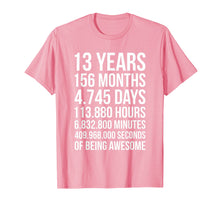 Load image into Gallery viewer, Awesome 13th Birthday Shirt Funny 13 Year Old Birthday Gift