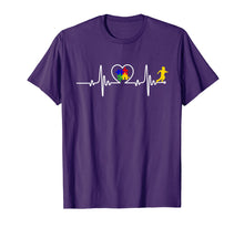 Load image into Gallery viewer, Autism Puzzle Heartbeat Tshirt - Autism Awareness Shirts