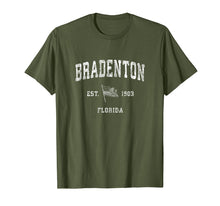 Load image into Gallery viewer, Bradenton Florida FL T-Shirt Vintage US Flag Sports Tee