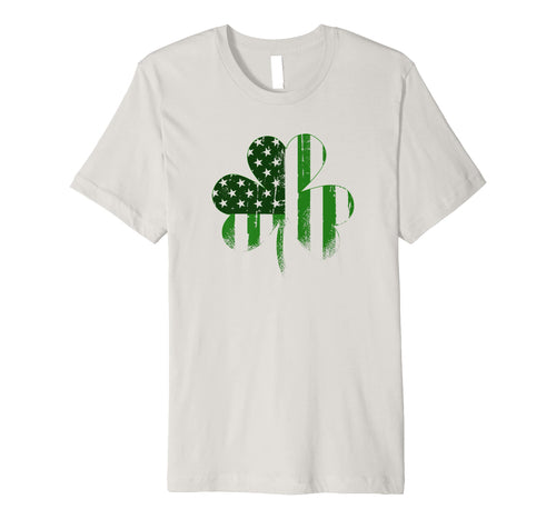 Vintage Patriotic SHAMROCK distressed st paddys day T-Shirt
