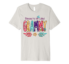 Load image into Gallery viewer, Blessed To Be Called Grammy Flower T-Shirt Funny Grammy Gift Premium T-Shirt
