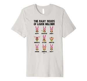Bob's Burgers Many Moods Of Louise Belcher Premium T-Shirt