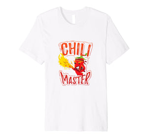 Chili Master Food Contest Cook Off Red Pepper Gift TShirt