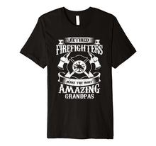 Load image into Gallery viewer, Mens Retired Firefighter Grandpa T-Shirt Fireman Retirement Gift
