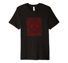Load image into Gallery viewer, 10 Pesos Columbia Postage Stamp T shirt - Maroon Stencil Art
