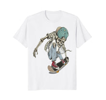 Load image into Gallery viewer, Skateboard Extreme Sports Skaters Skull Skeleton T- Shirt
