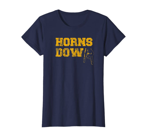 Vintage West Virginia Horns Down Football Fan Tshirt T-Shirt