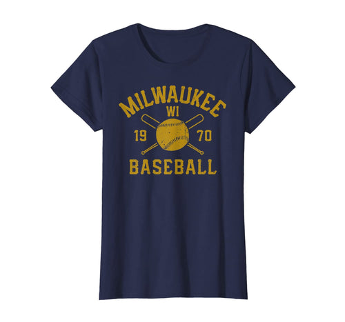 Vintage Milwaukee Baseball Wisconsin Brewer Retro Gift T-Shirt-250164