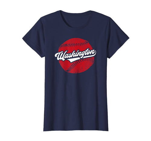 Washington Baseball | Retro Vintage National Gift T-Shirt