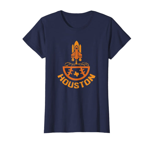 Vintage Houston Baseball Launch Site Texas T-Shirt