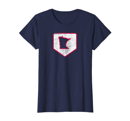 Vintage MPLS STP Minnesota Baseball Home Plate T-Shirt