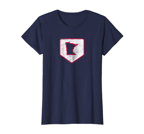 Vintage MPLS STP Minnesota Baseball Home Plate T-Shirt
