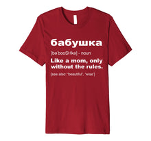 Load image into Gallery viewer, Definition Of Babushka T-Shirt Funny Russian Grandma Gift
