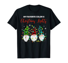 Load image into Gallery viewer, 3 Nordic Gnomes Swedish Xmas Lights Nisse Tomte Christmas T-Shirt
