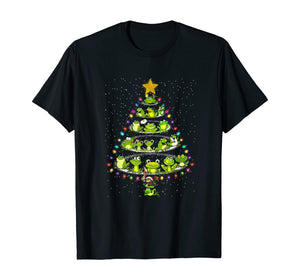Cute Frog Christmas Tree Gift Decor Xmas Tree T-Shirt