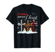 Load image into Gallery viewer, Christmas Begins With Christ Costume Xmas Gifts T-Shirt
