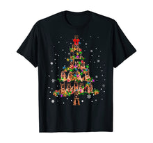Load image into Gallery viewer, Cute German Shepherd dog Christmas Tree gift decor Xmas tree T-Shirt
