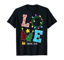 Load image into Gallery viewer, Cute Love John 3:16 Christmas Xmas Family Matching Christmas T-Shirt
