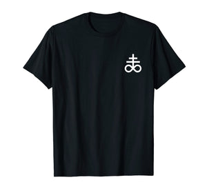 Leviathan T-Shirt / Satanic Cross Occult Tshirt