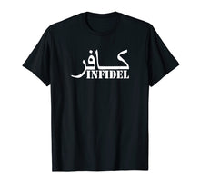Load image into Gallery viewer, Mens Arabic Infidel T-Shirt Tee - Kafer Arabic T-Shirt
