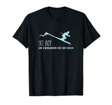Load image into Gallery viewer, Ski Boy Shirt, Funny Cute Winter Skiing Gift
