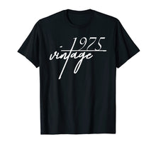 Load image into Gallery viewer, 44th Birthday Funny Tshirt, Vintage 1975 Men Women Shirt
