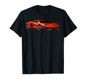 Modern Italian Sports Car Super Exotic Race European T-Shirt