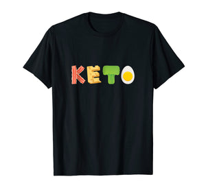 KETO Food Bacon Cheese Broccoli Egg Keto Shirt
