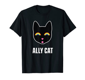 ALLY AF LGBT Shirt - Ally Cat
