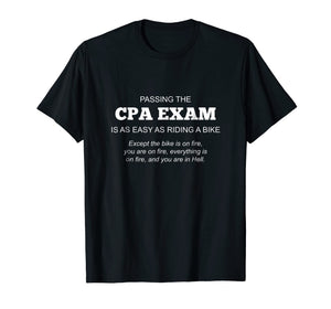 Certified Public Accountant Shirt CPA Exam T-Shirt