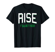 Load image into Gallery viewer, Boston Massachusetts Rise Together Shamrock T-shirt
