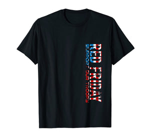 Red Friday Support Our Troops T Shirt For Veterans
