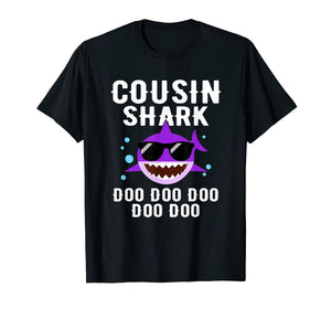 COUSIN Shark Doo Doo T-shirt Funny Gifts for Men Women
