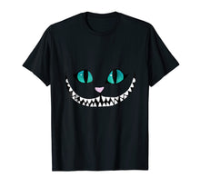 Load image into Gallery viewer, Cheshire Cat T-Shirt - Grinning Invisible Cat Tee Halloween
