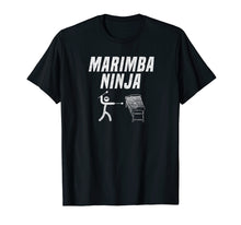 Load image into Gallery viewer, Marimba Ninja Funny Marching Band T-Shirt
