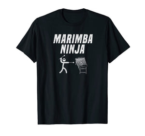 Marimba Ninja Funny Marching Band T-Shirt