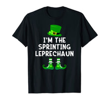 Load image into Gallery viewer, Sprinting Leprechaun T-shirt St Patrick&#39;s Day Sprinter Tee
