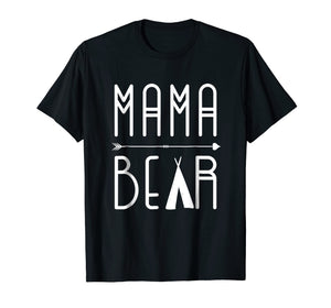 Mama Bear Mom T-shirt Mother's day