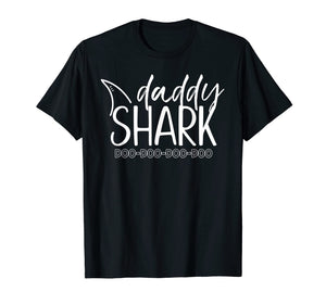 Mens Daddy Shark Doo Doo Fathers Day Gift T-Shirt