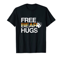 Load image into Gallery viewer, LGBT Free Bear Hugs Gay Bear Pride T-shirt
