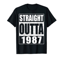 Load image into Gallery viewer, Straight Outta 1987 T-Shirt 32nd Birthday Gift Shirt
