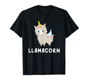 Llamacorn T-Shirt - Funny Llama Mixed With Unicorn Tee