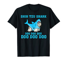 Load image into Gallery viewer, Shih Tzu Shark Doo Doo Doo Tshirt Funny Shih Tzu Lover Gifts
