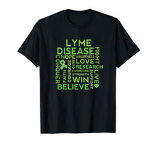 Load image into Gallery viewer, Lyme Disease Awareness Ribbon Support Walk T-shirt
