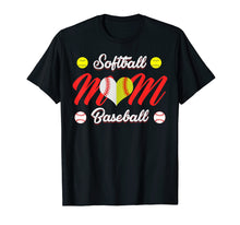 Load image into Gallery viewer, Baseball Heart T Shirt, Gift for Softball Mom or Dad, Team
