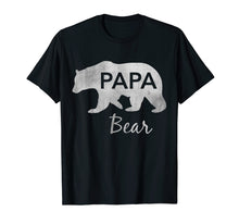 Load image into Gallery viewer, Mens Papa Bear T-Shirt Great Gift For Dad, Father, Grandpa
